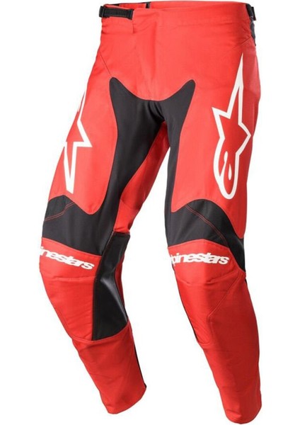Racer Hoen Kros Motosiklet Pantolonu Kırmızı Siyah