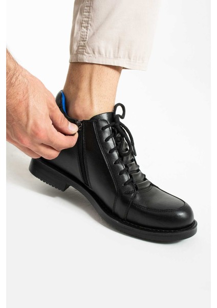 Bağcıklı Kauçuk Taban Düz Bot 331-100 Erkek Bot fiyatları