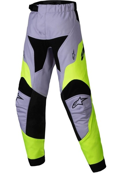 Kid Racer Veil Çocuk Off-Road Pantolonu Gri Sarı Siyah