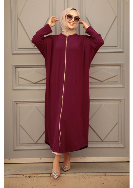 Neva Style - Mürdüm Tesettür Ferace 1772MU fiyatları