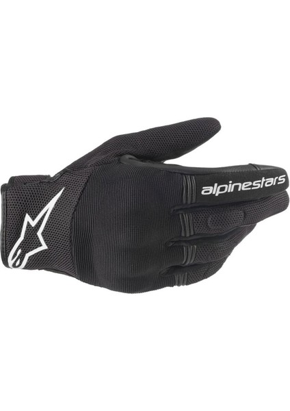 Copper Korumalı Motosiklet Eldiveni Siyah Beyaz