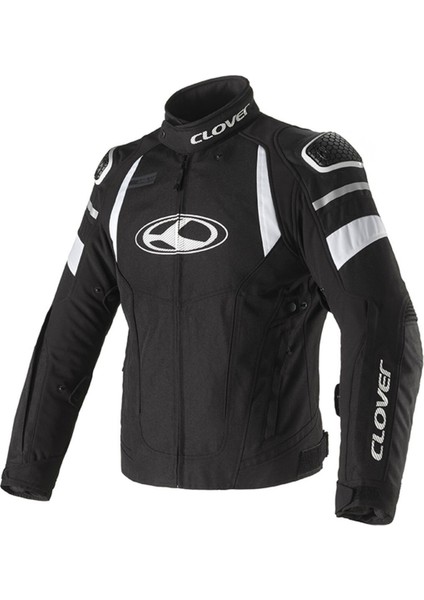 Airblade-5 Korumalı Motosiklet Montu Siyah Beyaz