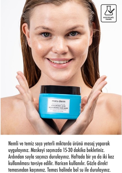 Maruderm Hyaluronic Acid Moisturizing Hair Mask 300 ml (P)
