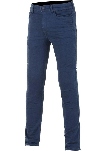 Cerium Tech Stretch Denim Korumalı Motosiklet Pantolonu Mavi