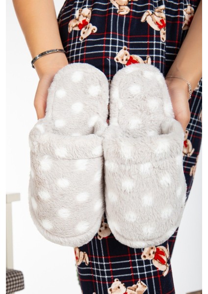 Kadın Yıldızlı Peluş Ev Terliği Çeyiz-bohça Terliği modelleri