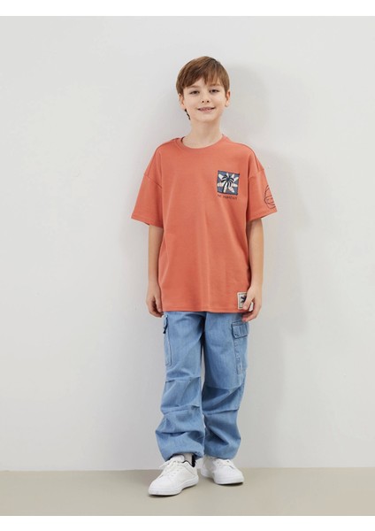 Lcw Kids Indigo Beli Lastikli Erkek Çocuk Kargo Jean Pantolon fiyatları