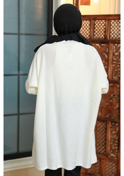 - Ekru Tesettür Triko Panço 3399E fiyatları