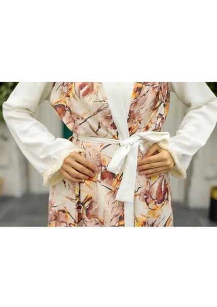 - Desenli Tesettür Kimono 86510DSN modelleri