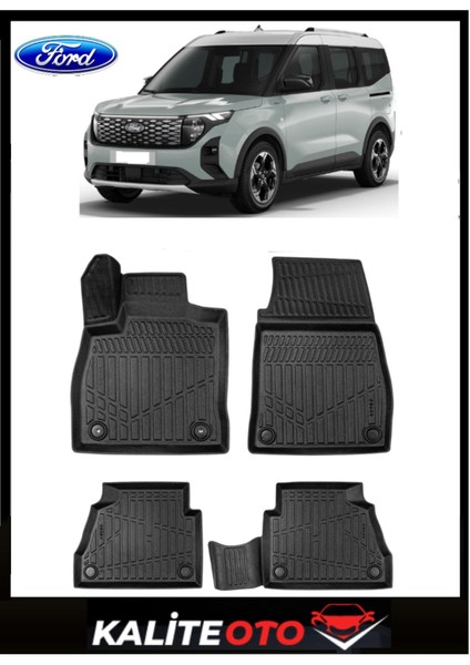 Ford Courier 2024 ve Sonrası Yeni Kasa 4d Havuzlu Paspas Takımı