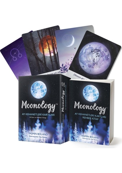 Moonology Ay Kehanet Kartları – Yasmin Boland, 44 Sayfalık Astroloji ve Kehanet Rehber Seti