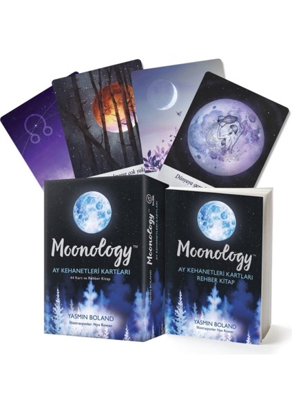 Moonology Ay Kehanet Kartları – Yasmin Boland, 44 Sayfalık Astroloji ve Kehanet Rehber Seti fırsatları
