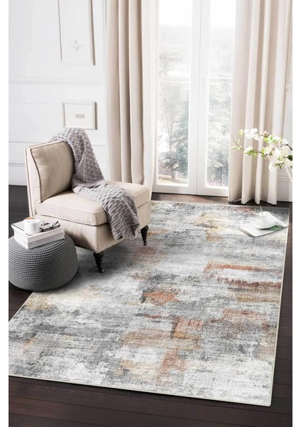 Dijital Yıkanabilir Kaymaz Vintage Salon Halısı Mutfak Halısı Yolluk Balkon Halısı DC-7269
