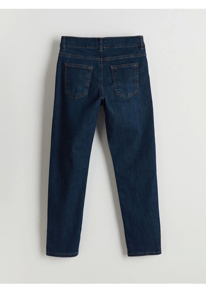 Lcw Kids Siyah Beli Ayarlanabilir Lastikli Erkek Çocuk Jean Pantolon fiyatları