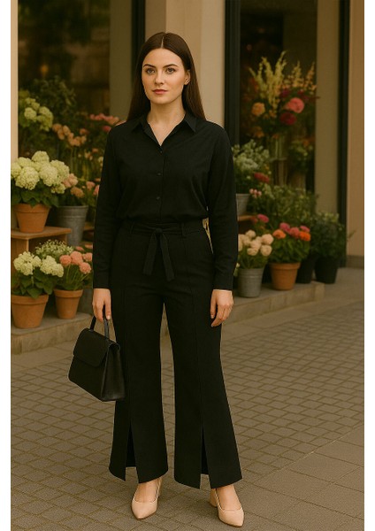 - Siyah Tesettür Pantolon 1082S