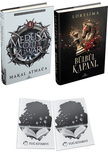 Bülbül Kapanı 3 Ciltli ve Medusanın Ölü Kumları 4 Ciltli Maral Atmaca 2li Set + Hediyeli