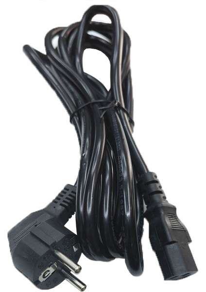 3X1MM C7 Power Kablosu Bilgisayar Monitör Için Power Kablo 3m