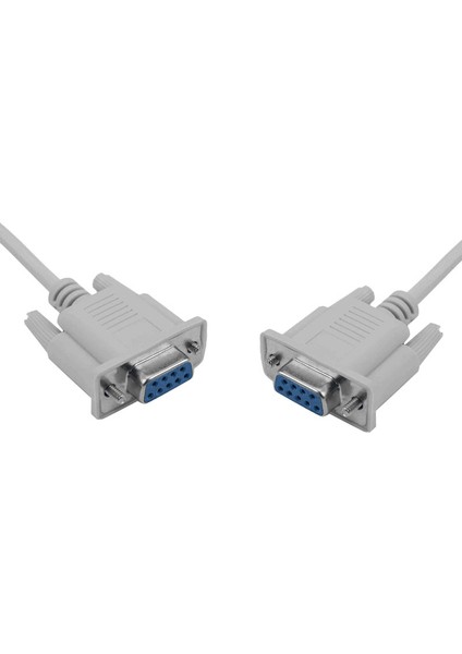Db9 RS232 Dişi Dişi Com Port Kablo Seri Com Port Dişi Dişi Kablo 3m