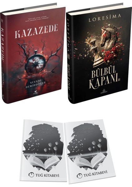 Bülbül Kapanı 3 Ciltli ve Kazazede 3 Ciltli Şevval Demirdöğer 2li Set + Hediyeli