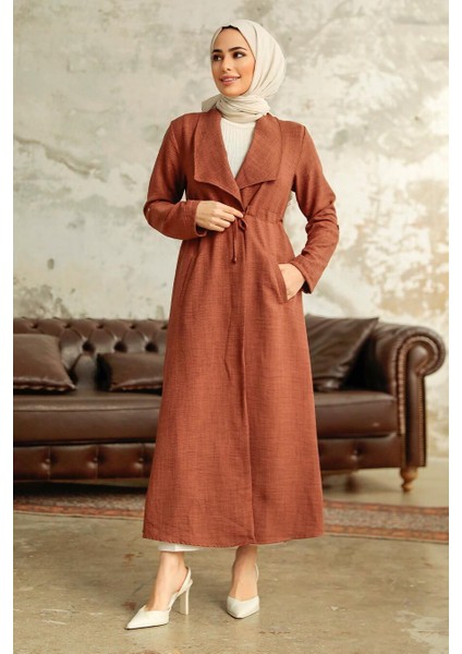- Cepli Kahverengi Tesettür Kap 11341KH