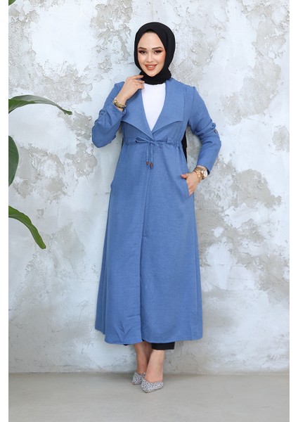 - Cepli Indigo Mavisi Tesettür Kap 11341IM