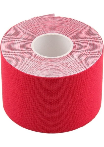 Kinesio Tape Ağrı Sporcu Bandı Kırmızı Renk 5 cm X5 M