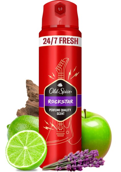 Rockstar Erkek Deodorant Vücut Spreyi 150 ml modelleri
