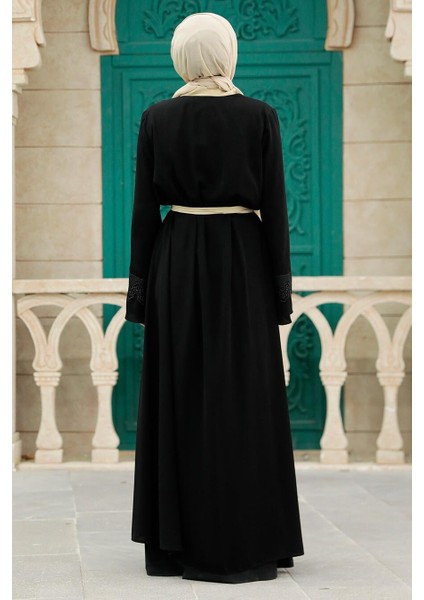 - Kemerli Bej Tesettür Abaya 55440BEJ fırsatları