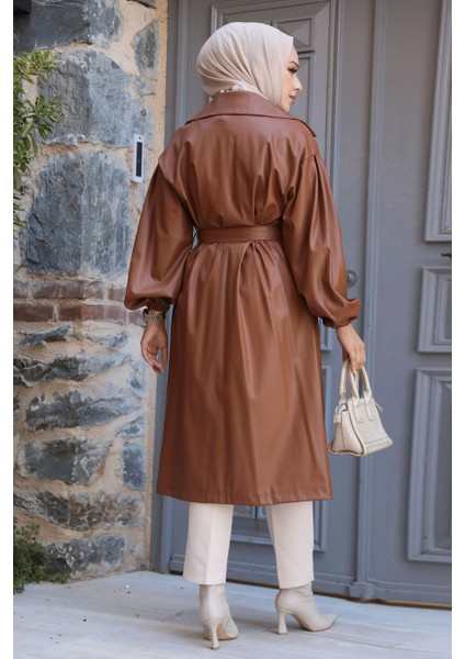 Deri Taba Tesettür Kap 1640TB fırsatları