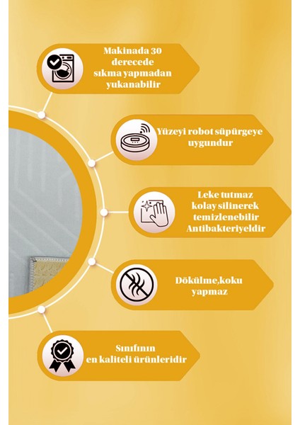 Kaymaz Tabanlı Kesme Kabartmalı Salon Koridor Mutfak Halısı 5025G Gri