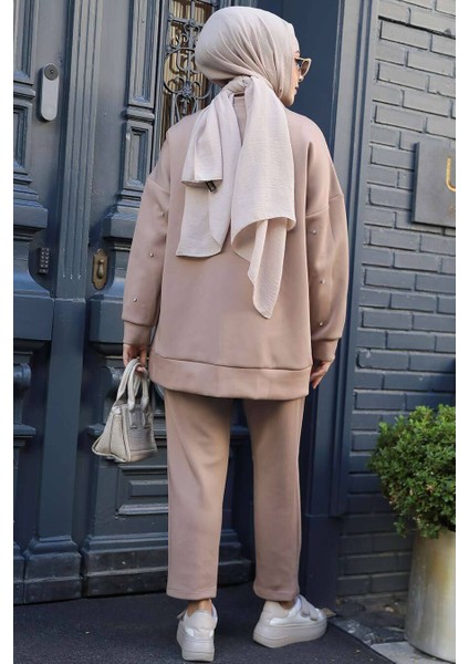 Fermuarlı Bisküvi Tesettür Ikili Takım 12401BS fırsatları