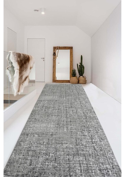 Kaymaz Tabanlı Kesme Kabartmalı Salon Koridor Mutfak HALISI5002A Antrasit fiyatları