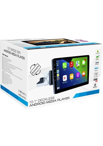 DC-8610BT 10.1'' Android Oto Tablet 2-32 360 Döner Kafa Kameral fiyatları