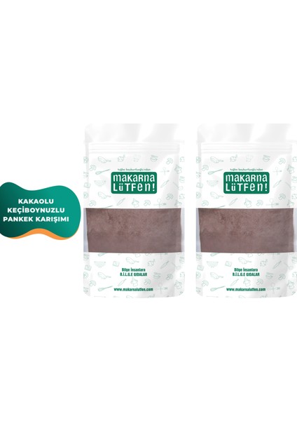 Avantajlı 2'li Kakaolu Keçiboynuzlu Pankek Karışımı (2x235 gr) fiyatları