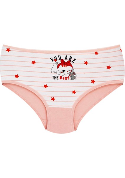 Kız Çocuk Külot 3'lü Baskılı (%96 Pamuk - %4 Elastan) fırsatları