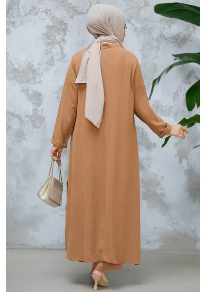 Arkası Uzun Camel Tesettür Ikili Takım 10102C fırsatları