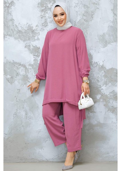 Gül Kurusu Tesettür Ikili Takım 65876GK modelleri