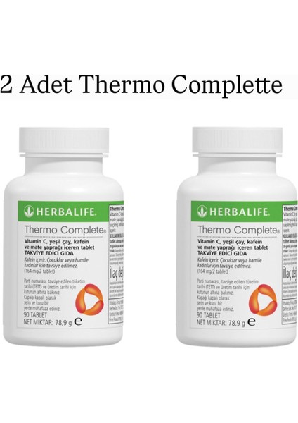 Thermo Complete 2’li Set – Bitkisel Takviye Edici Gıda Seti (90+90 Tablet)