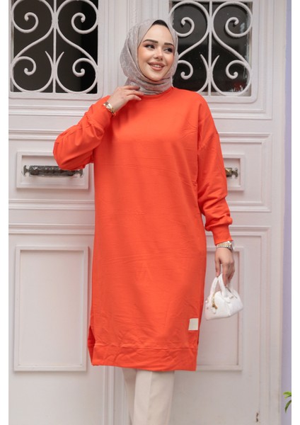 Açık Kırmızı Tesettür Tunik 30645AK fiyatları