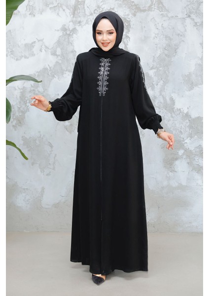 Cepli Siyah Tesettür Ferace 45274S fiyatları