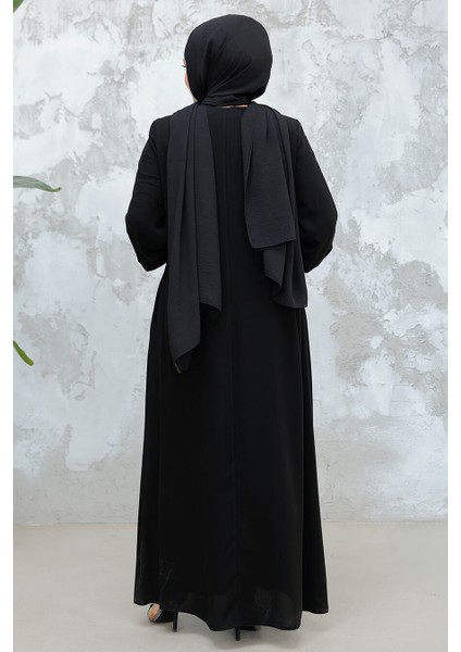Cepli Siyah Tesettür Ferace 45274S fırsatları