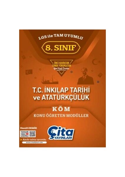 8. Sınıf Lgs Konu Öğreten Set | Çıta Yayınları 6’lı + Hediye Dikkat Paragraf (Fi) modelleri