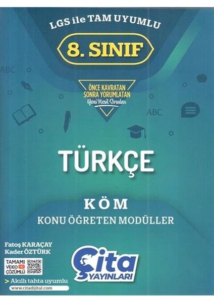8. Sınıf Lgs Konu Öğreten Set | Çıta Yayınları 6’lı + Hediye Dikkat Paragraf (Fi)