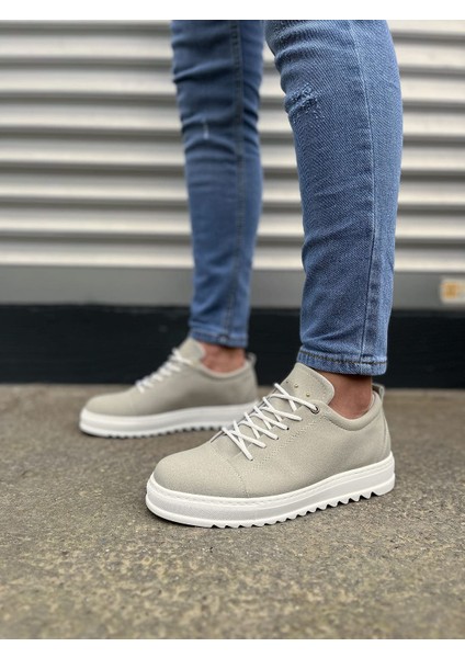 JY152 Cool Bağcıklı Süet Erkek Günlük Spor Klasik Ayakkabı Sbt - Gri fiyatları