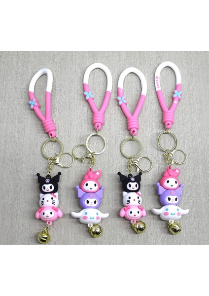 Hello Kitty Serisi Silikon Anahtarlık | Karakter Figürü ALK4257 | Lisinya
