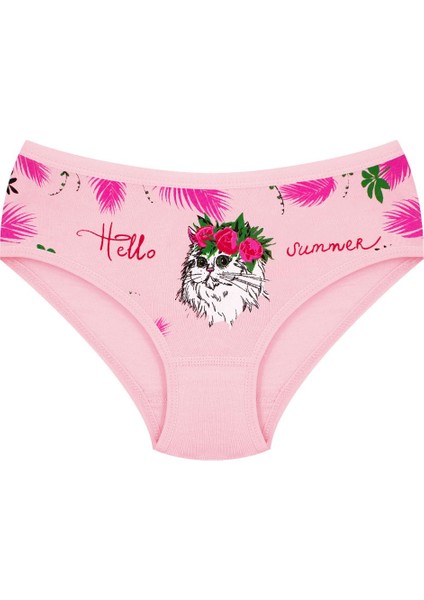 Kız Çocuk Külot 3'lü Baskılı (%96 Pamuk - %4 Elastan) fırsatları