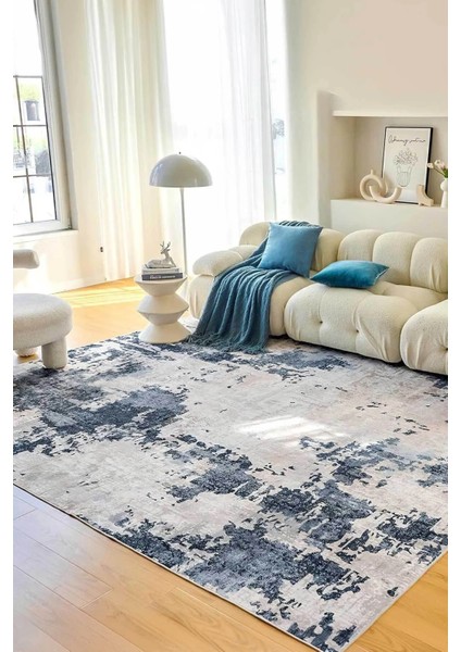 Dijital Yıkanabilir Kaymaz Vintage Salon Halısı Mutfak Halısı Yolluk Balkon Halısı DC-7271