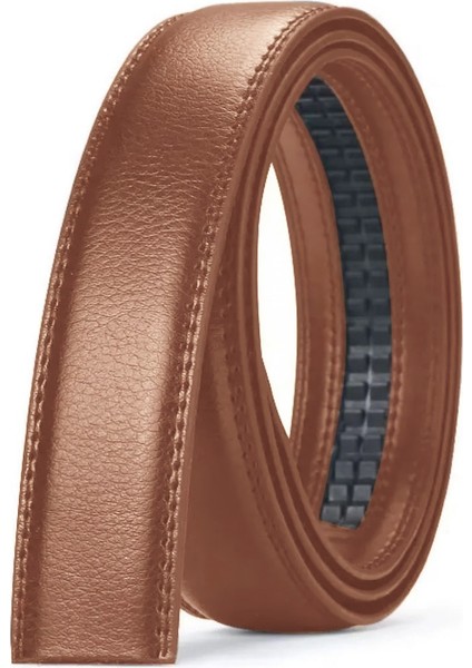 Otomatik Tokalı Deliksiz Kemer /taba Rengi Yedek Kemer Hediye modelleri