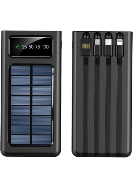 Güneş Enerjili Powerbank 10000 Mah