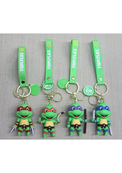 Ninja Kaplumbağalar Silikon Anahtarlık | Karakter Figürü
