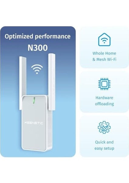 Buddy 4 N300 Kablosuz Menzil Genişletici, Wi-Fi Mesh, Repeater, Range Extender, Access Point KN-3211 fiyatları